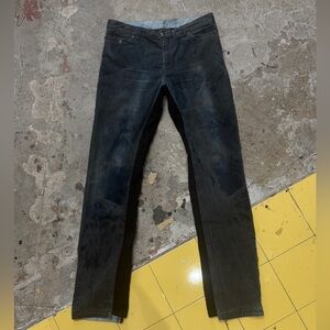 Yves Saint Laurent Dark Wash Jeans Customized To Fit Wider